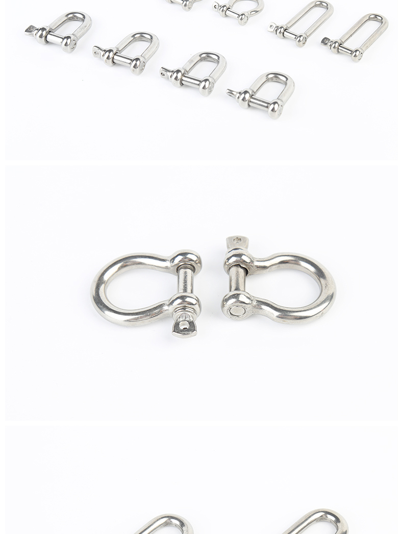 不銹鋼D型弓型卸扣_08